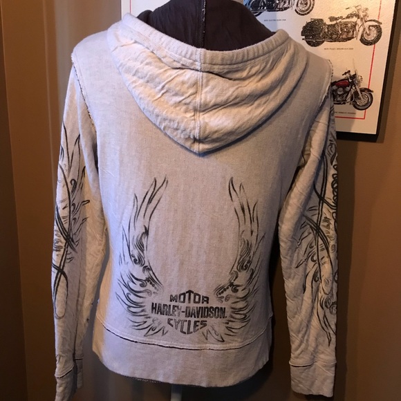 Harley-Davidson Tops - Harley Davidson hooded sweatshirt